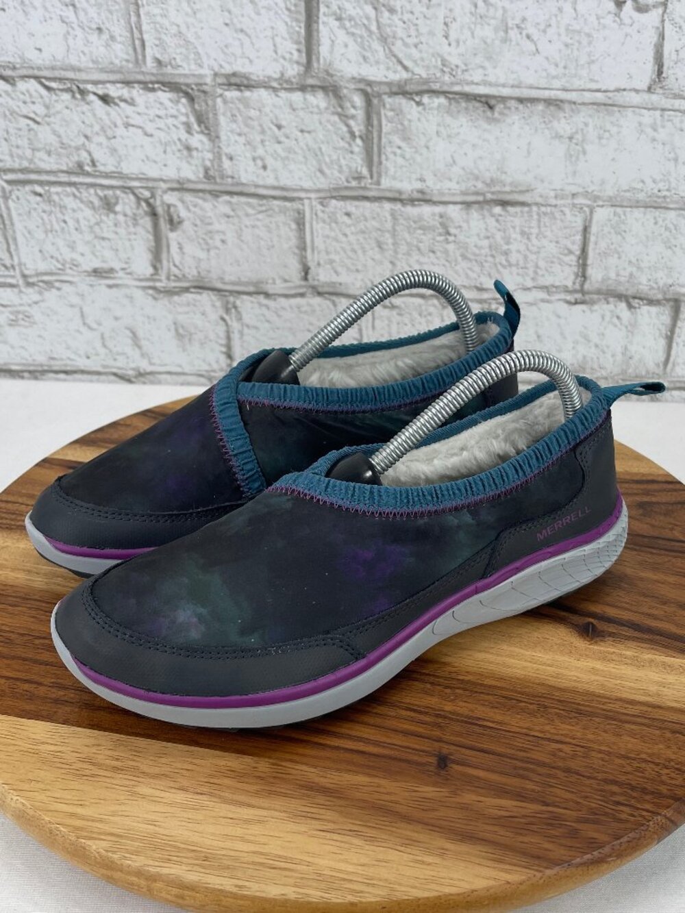 Merrell Pechora Wrap J42646 Womens Sz. 9 Dragonfly Slip On Fleece Lined Shoes